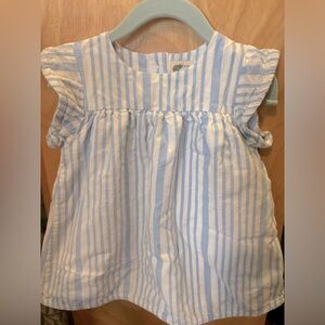 Monica and Andy blue dress